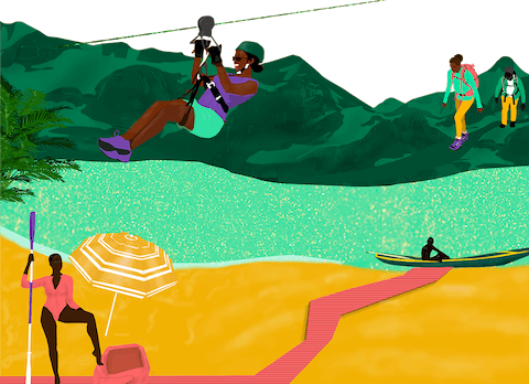 people in tourist activities 1