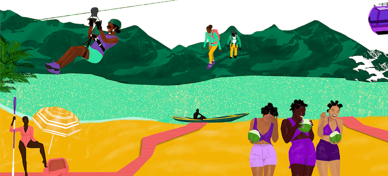 people in tourist activities 2